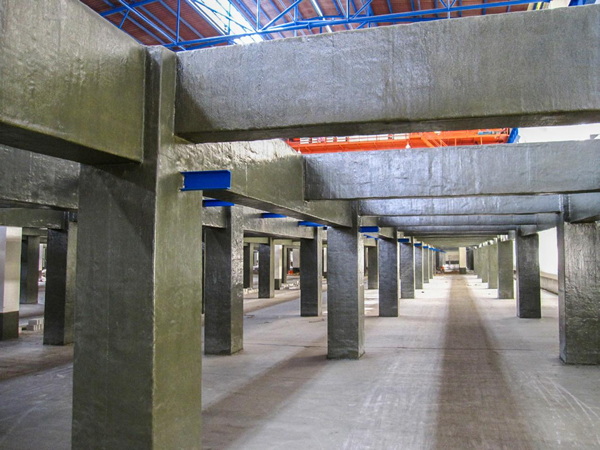 梁、柱襯貼玻璃鋼